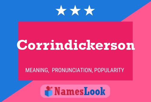 ملصق اسم Corrindickerson