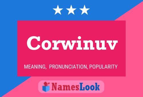 ملصق اسم Corwinuv