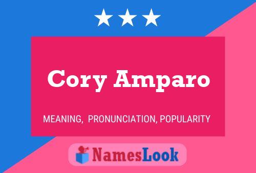 ملصق اسم Cory Amparo