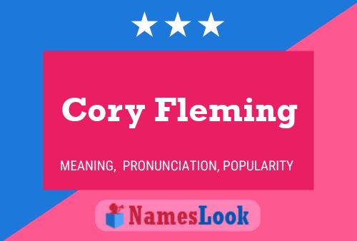 ملصق اسم Cory Fleming