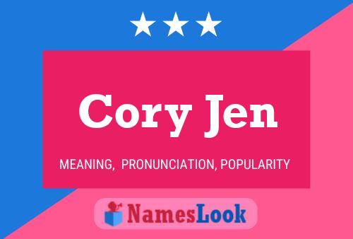 ملصق اسم Cory Jen