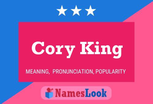 ملصق اسم Cory King