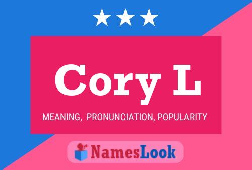 ملصق اسم Cory L