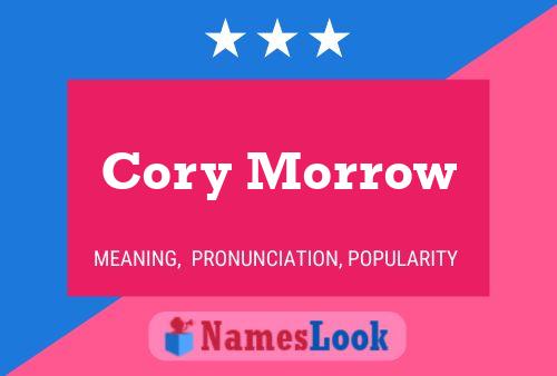 ملصق اسم Cory Morrow