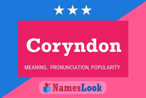 ملصق اسم Coryndon