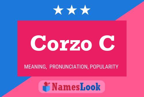 ملصق اسم Corzo C