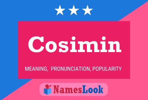 ملصق اسم Cosimin