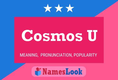 ملصق اسم Cosmos U