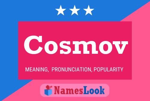 ملصق اسم Cosmov