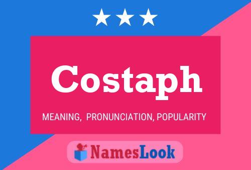 ملصق اسم Costaph