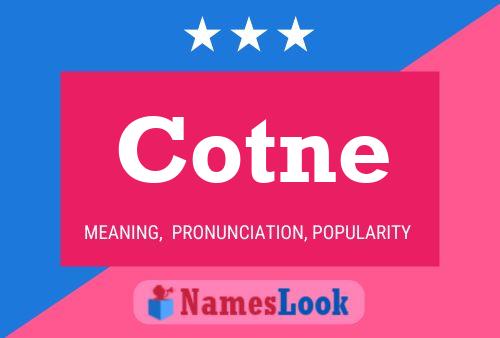 ملصق اسم Cotne