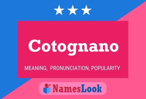 ملصق اسم Cotognano