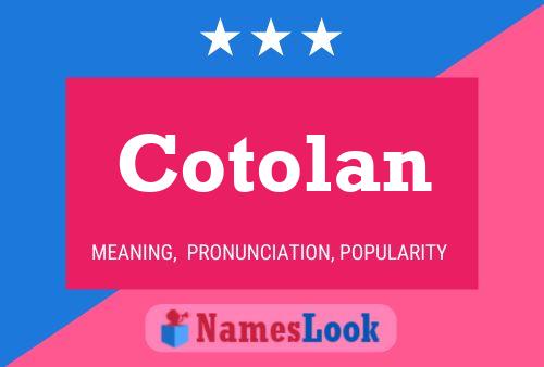 ملصق اسم Cotolan