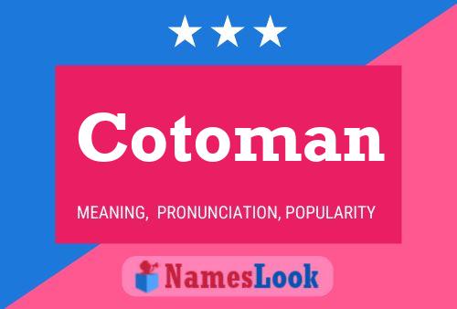 ملصق اسم Cotoman