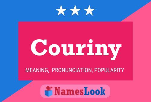 ملصق اسم Couriny