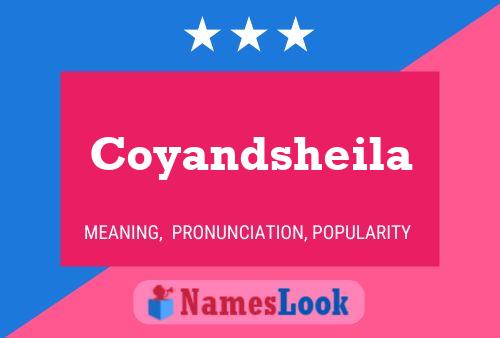 ملصق اسم Coyandsheila