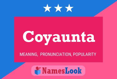 ملصق اسم Coyaunta