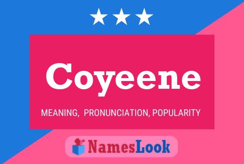 ملصق اسم Coyeene