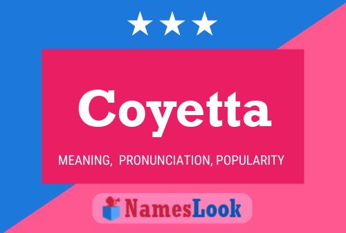 ملصق اسم Coyetta