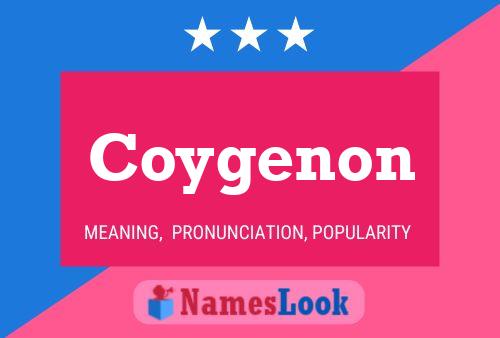 ملصق اسم Coygenon