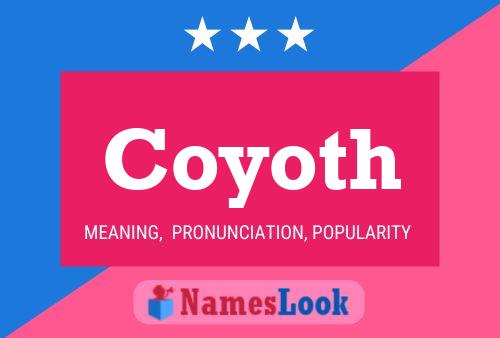 ملصق اسم Coyoth