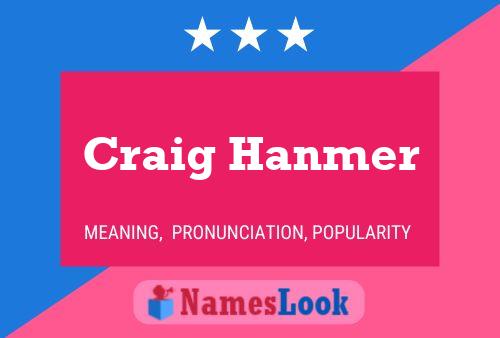 ملصق اسم Craig Hanmer