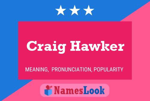 ملصق اسم Craig Hawker