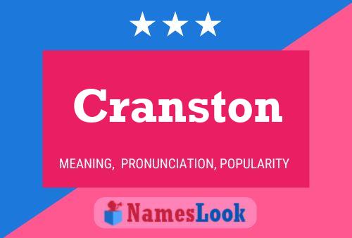 ملصق اسم Cranston