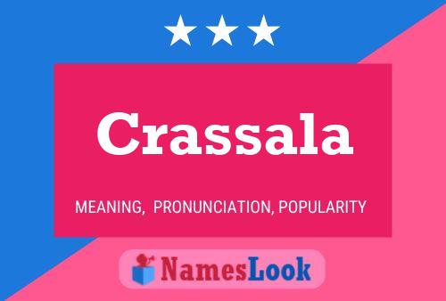 ملصق اسم Crassala