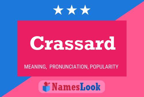 ملصق اسم Crassard