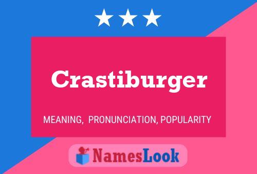 ملصق اسم Crastiburger