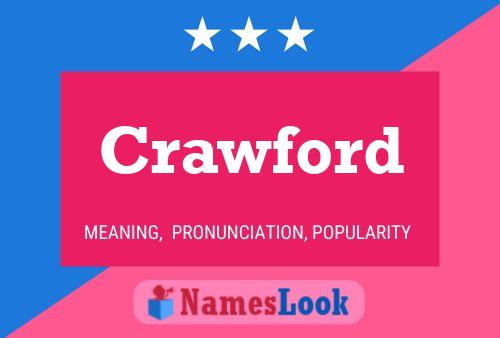 ملصق اسم Crawford