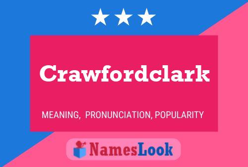 ملصق اسم Crawfordclark