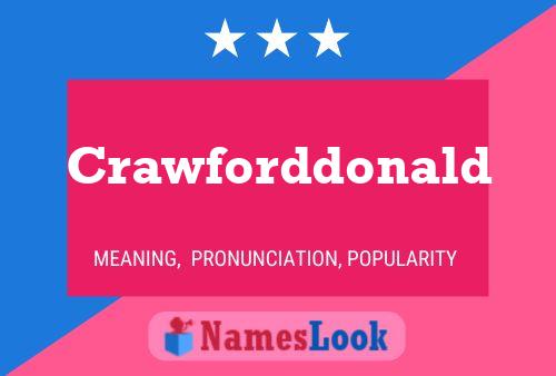 ملصق اسم Crawforddonald