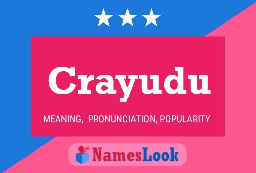 ملصق اسم Crayudu