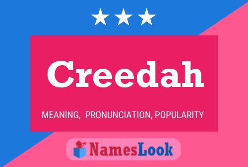 ملصق اسم Creedah