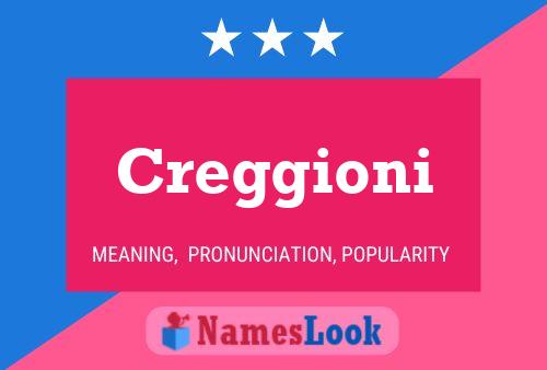 ملصق اسم Creggioni