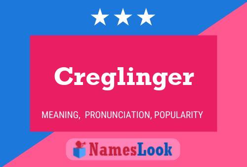 ملصق اسم Creglinger