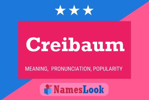 ملصق اسم Creibaum