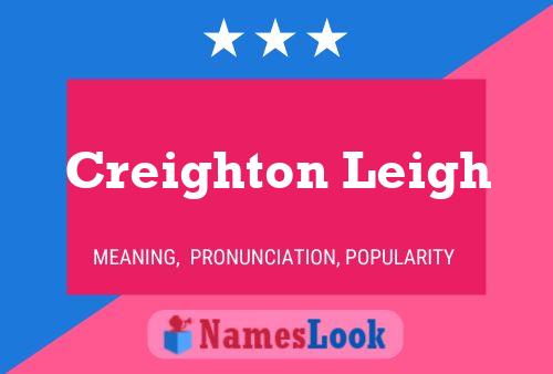 ملصق اسم Creighton Leigh