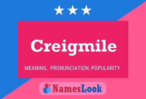 ملصق اسم Creigmile