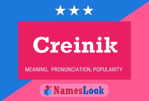 ملصق اسم Creinik