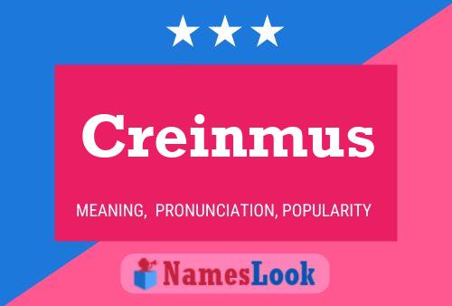 ملصق اسم Creinmus