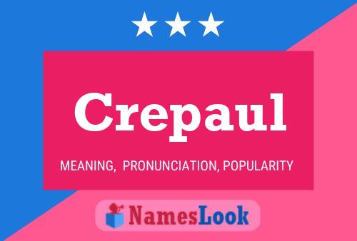 ملصق اسم Crepaul