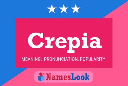 ملصق اسم Crepia