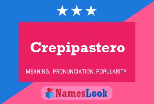 ملصق اسم Crepipastero