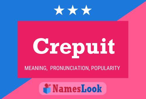 ملصق اسم Crepuit