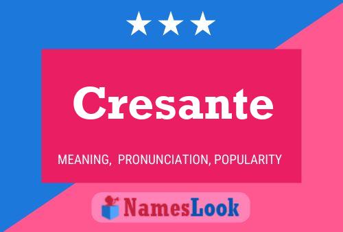 ملصق اسم Cresante