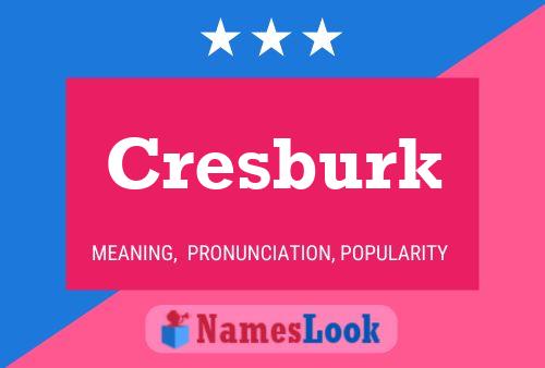 ملصق اسم Cresburk