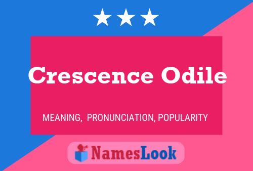 ملصق اسم Crescence Odile